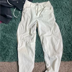 White cream pants barely worn
